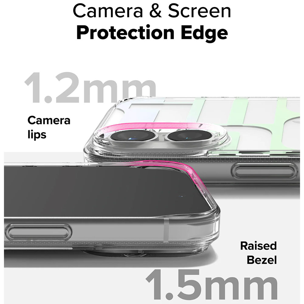 Picture of Apple iPhone 16 6.1 Case | Ringke Fusion Design Drop Protection Case for iPhone 16 6.1 (Seoul)