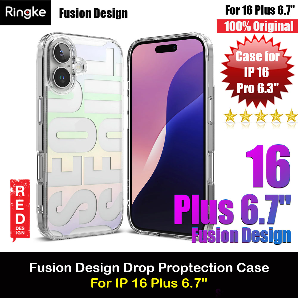 Picture of Ringke Fusion Design Drop Protection Case for iPhone 16 Plus 6.7 (Seoul) Apple iPhone 16 Plus 6.7- Apple iPhone 16 Plus 6.7 Cases, Apple iPhone 16 Plus 6.7 Covers, iPad Cases and a wide selection of Apple iPhone 16 Plus 6.7 Accessories in Malaysia, Sabah, Sarawak and Singapore 