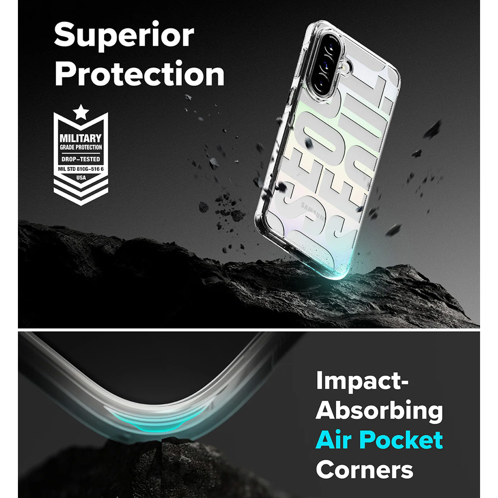 Picture of Samsung Galaxy A57 Case | Ringke Fusion Transparent Hybrid Protection Case for Samsung Galaxy A57 (Seoul)