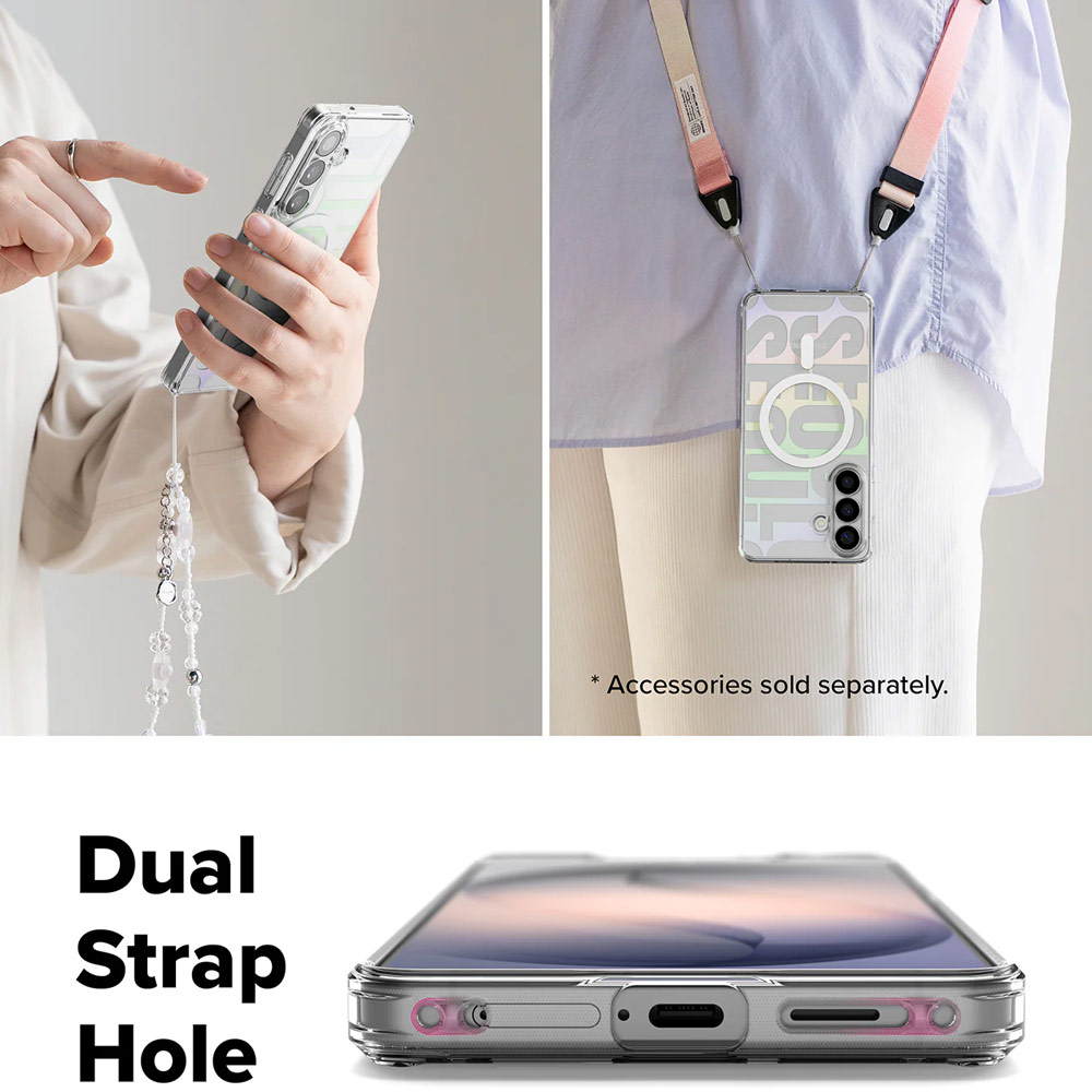 Picture of Samsung Galaxy S26 Plus Case | Ringke Fusion Design Magnetic Transparent Protection Case for Samsung Galaxy S26 Plus (Seoul)