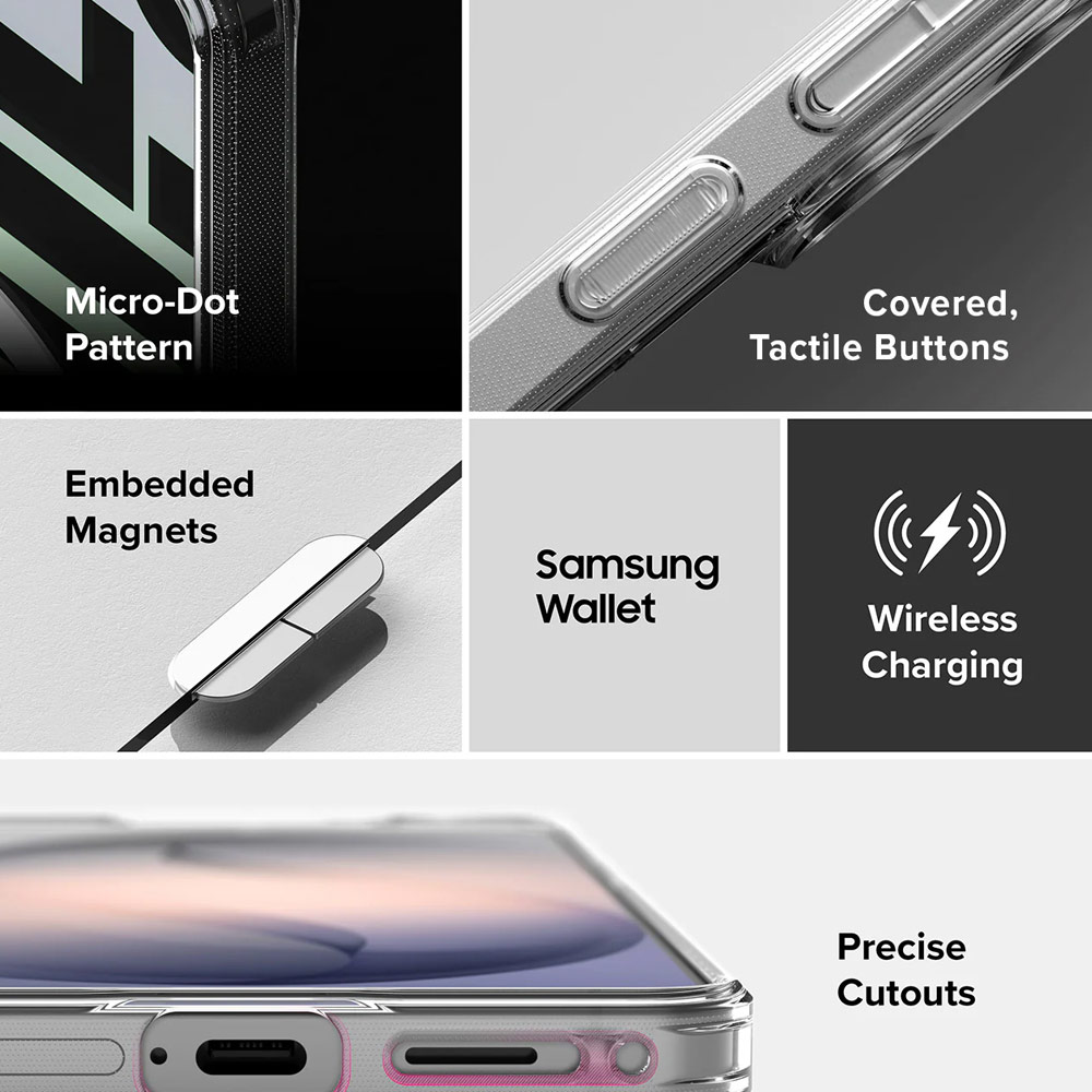 Picture of Samsung Galaxy S26 Plus Case | Ringke Fusion Design Magnetic Transparent Protection Case for Samsung Galaxy S26 Plus (Seoul)