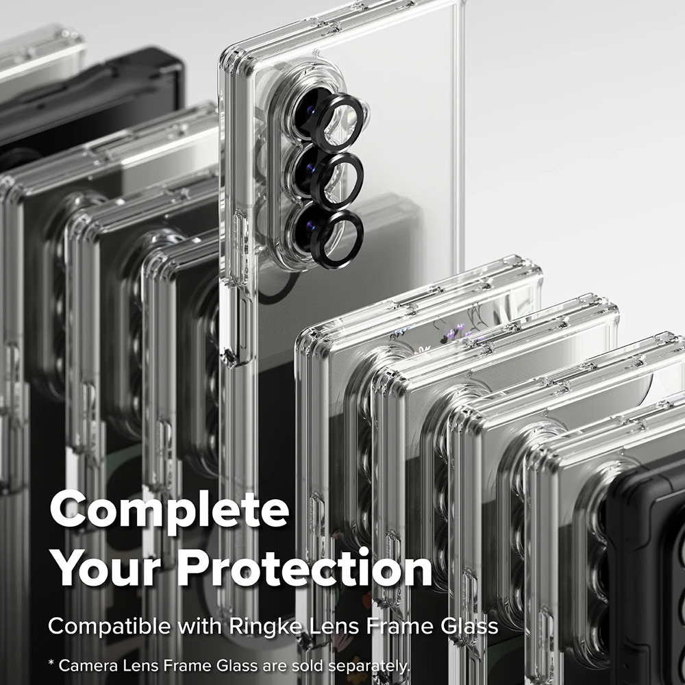 Picture of Samsung Galaxy Z Fold 7 Case | Ringke Fusion Design Protection Case with Strap Hole for Samsung Galaxy Z Fold 7 (Dry Flower)