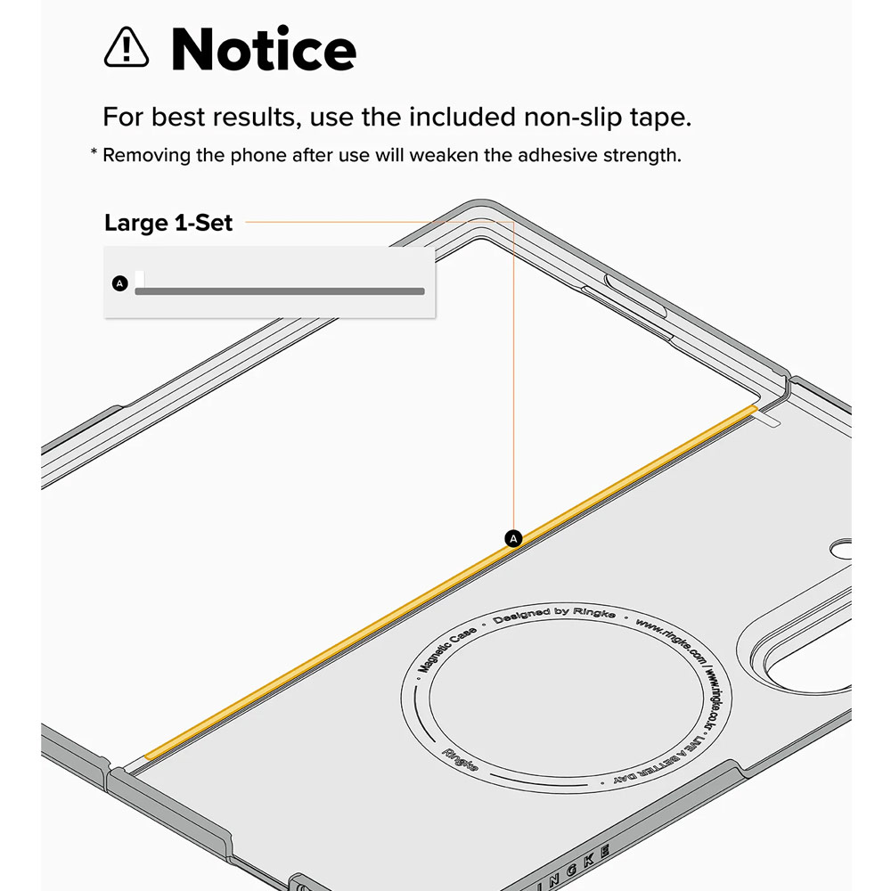 Picture of Samsung Galaxy Z Fold 7 Case | Ringke Fusion Design Protection Case with Strap Hole for Samsung Galaxy Z Fold 7 (Dry Flower)