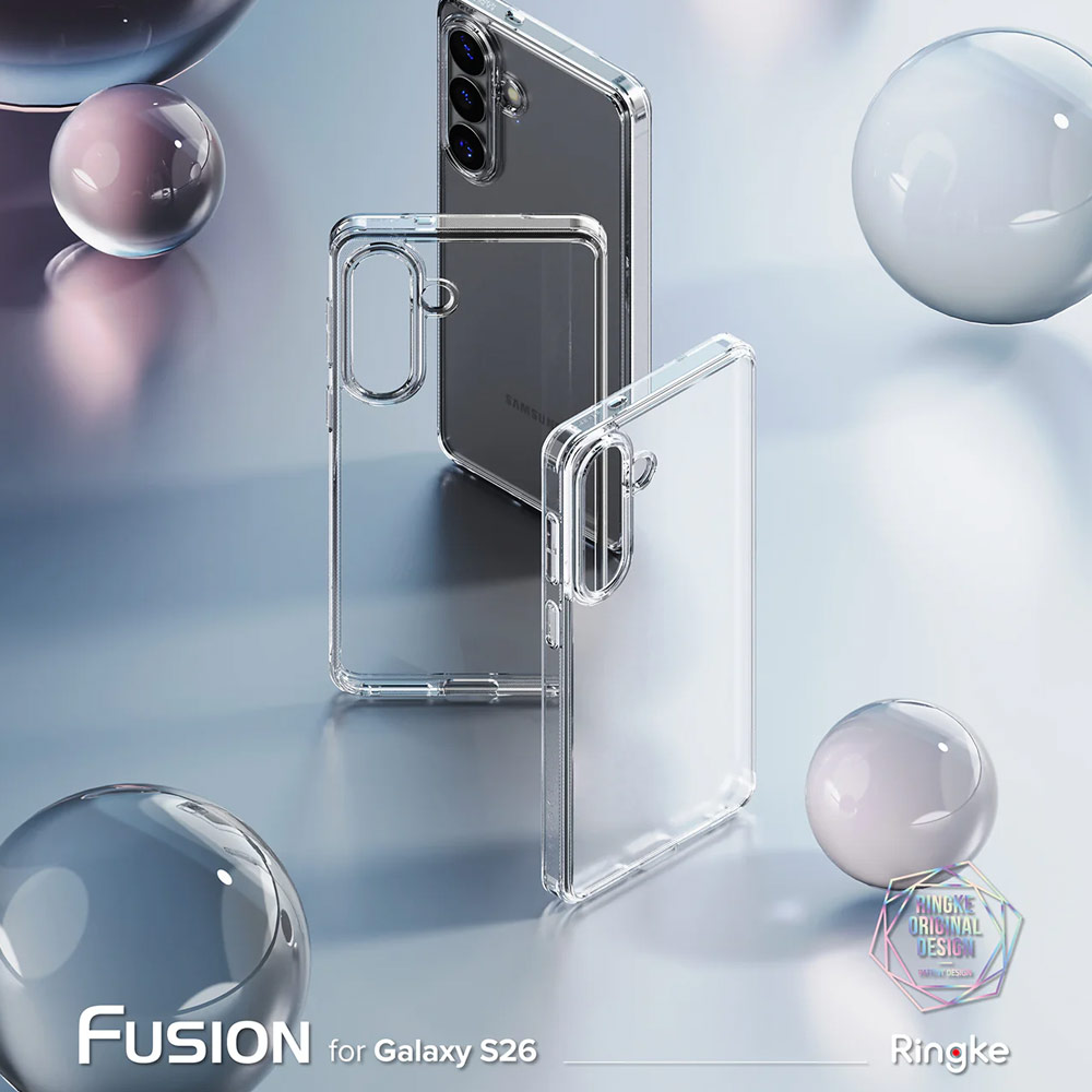 Picture of Samsung Galaxy S26 Case | Ringke Fusion Transparent Protection Case for Samsung Galaxy S26 (Clear)