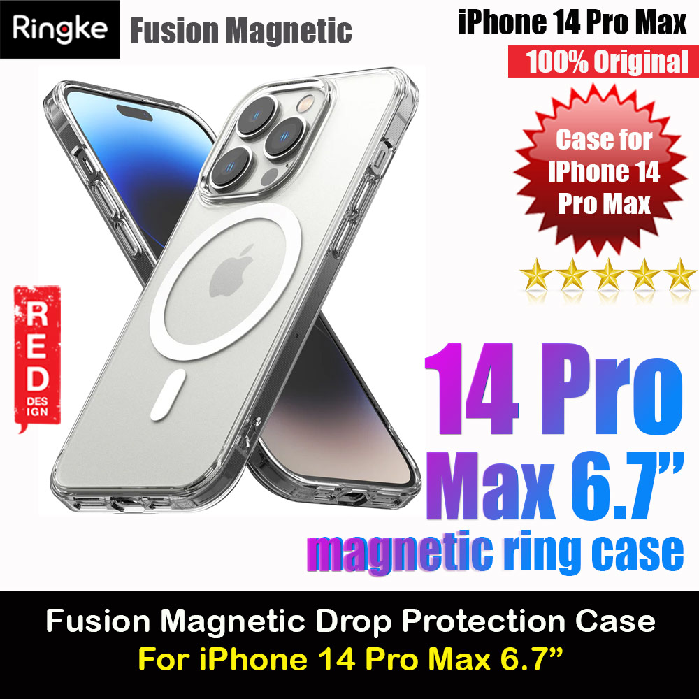 Picture of Ringke Fusion Magnetic Matte Protection Case Magsafe Compatible for Apple iPhone 14 Pro Max 6.7 (Matte Clear) Apple iPhone 14 Pro Max 6.7- Apple iPhone 14 Pro Max 6.7 Cases, Apple iPhone 14 Pro Max 6.7 Covers, iPad Cases and a wide selection of Apple iPhone 14 Pro Max 6.7 Accessories in Malaysia, Sabah, Sarawak and Singapore 
