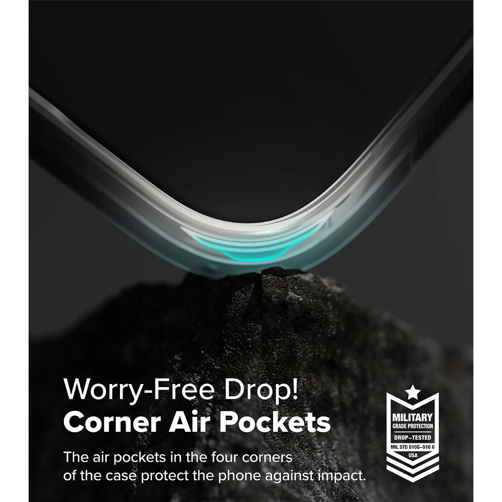 Picture of Apple iPhone 16 6.1 Case | Ringke Fusion Magnetic Slim Drop Protection Case Magsafe Compatible for  iPhone 16 6.1 (Clear)