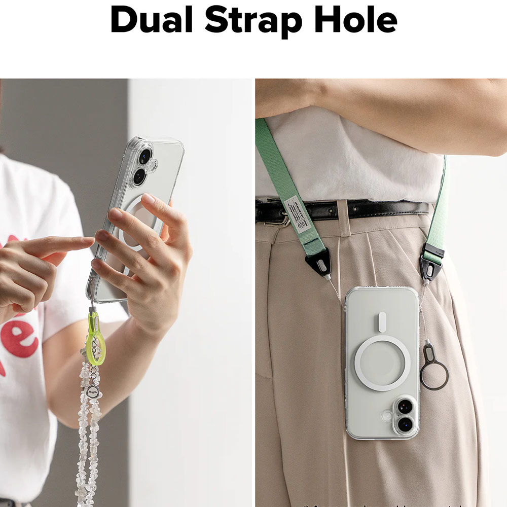 Picture of Apple iPhone 17 6.3 Case | Ringke Fusion Magnetic Slim Drop Protection Case Magsafe Compatible for  iPhone 17 6.3 (Clear)