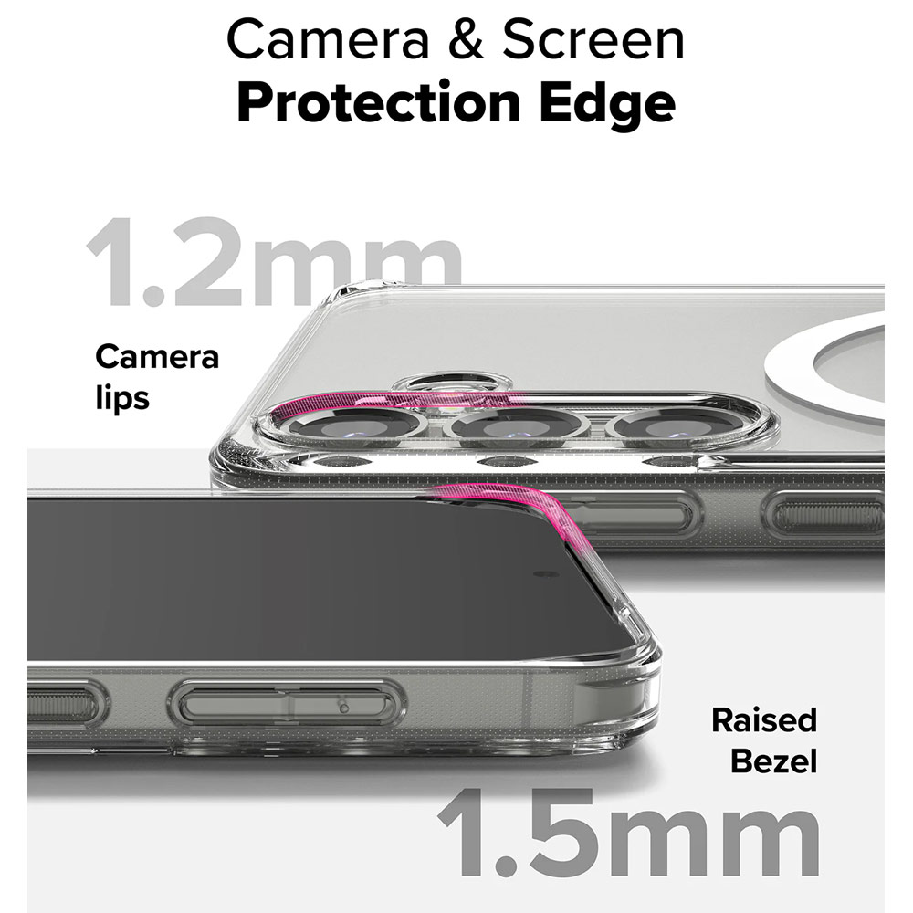 Picture of Samsung Galaxy S25 Plus Case | Ringke Fusion Magnetic Transparent Protection Case for Samsung Galaxy S25 Plus (Matte)