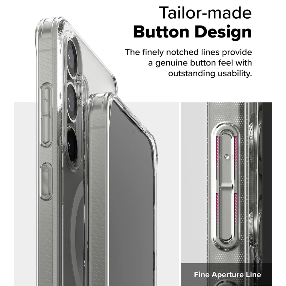 Picture of Samsung Galaxy S25 Plus Case | Ringke Fusion Magnetic Transparent Protection Case for Samsung Galaxy S25 Plus (Matte)