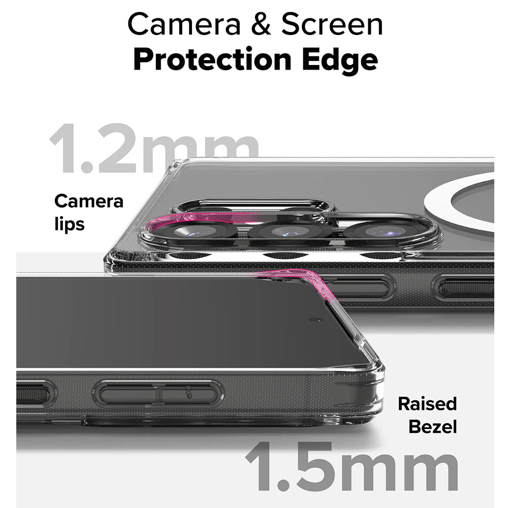 Picture of Samsung Galaxy S25 Ultra Case | Ringke Fusion Magnetic Transparent Protection Case for Samsung Galaxy S25 Ultra (Matte)