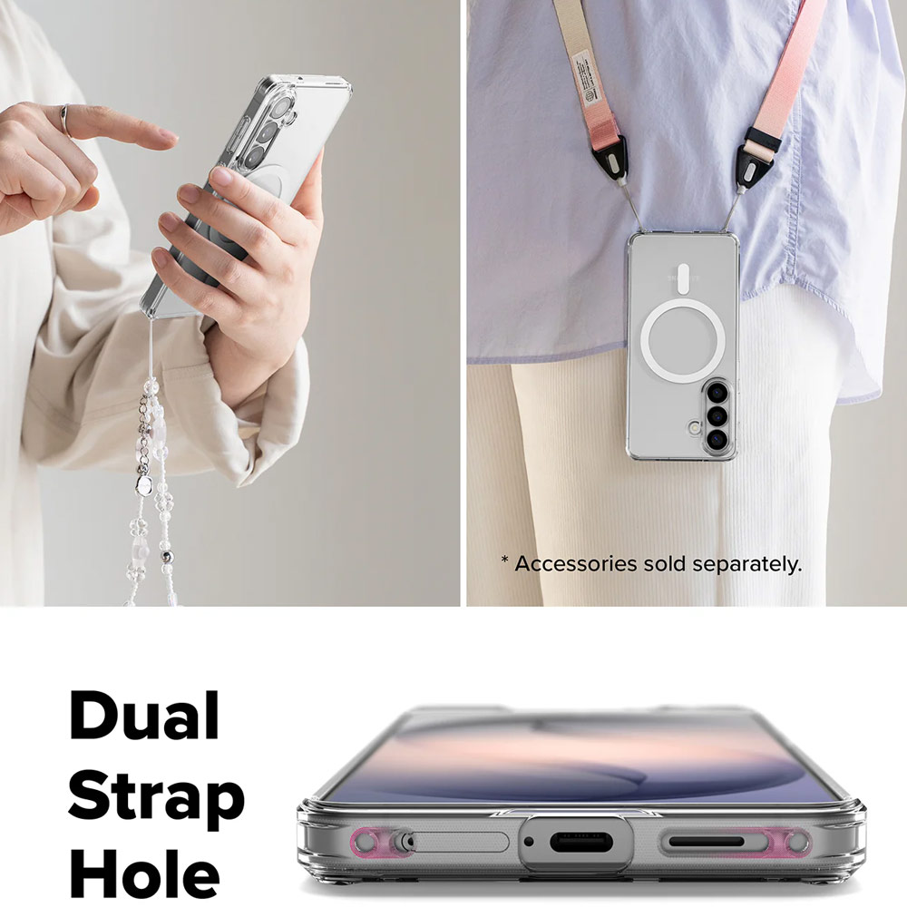 Picture of Samsung Galaxy S26 Case | Ringke Fusion Magnetic Transparent Protection Case for Samsung Galaxy S26 (Clear)