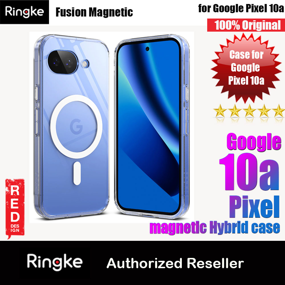 Picture of Ringke Fusion Magnetic Transparent Hybrid Protection Case for Google Pixel 10a (Clear) Google Pixel 10a- Google Pixel 10a Cases, Google Pixel 10a Covers, iPad Cases and a wide selection of Google Pixel 10a Accessories in Malaysia, Sabah, Sarawak and Singapore 