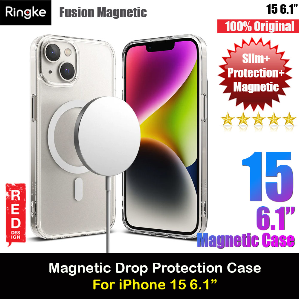 Picture of Ringke Fusion Magnetic Matte Slim Drop Protection Case Magsafe Compatible for Apple iPhone 15 6.1 (Matte Clear) Apple iPhone 15 6.1- Apple iPhone 15 6.1 Cases, Apple iPhone 15 6.1 Covers, iPad Cases and a wide selection of Apple iPhone 15 6.1 Accessories in Malaysia, Sabah, Sarawak and Singapore 