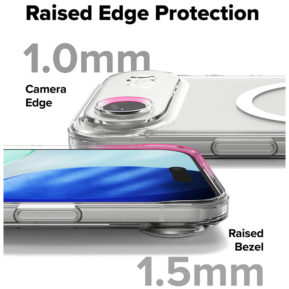Picture of Apple iPhone Air 6.5 Case | Ringke Fusion Magnetic Slim Drop Protection Case Magsafe Compatible for  iPhone 17 Air 6.5 (Matte)