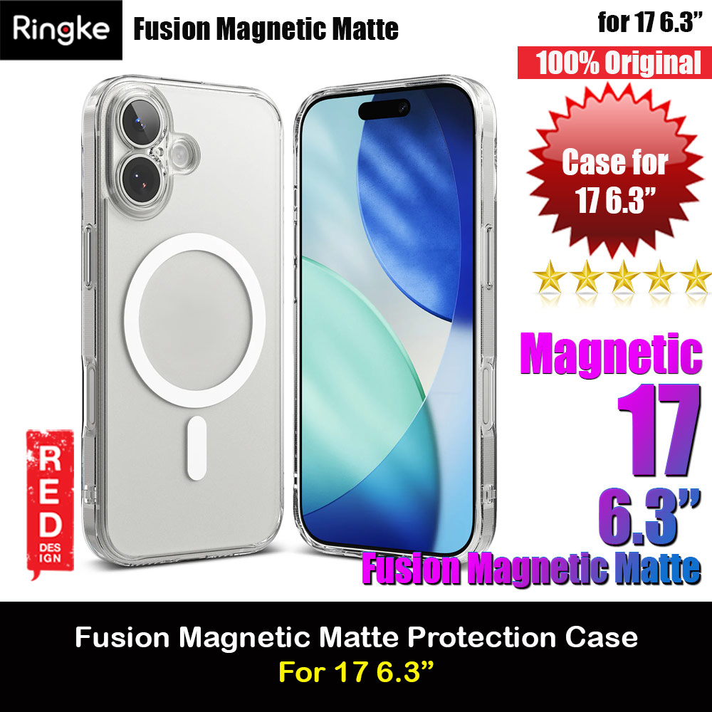 Picture of Ringke Fusion Magnetic Slim Drop Protection Case Magsafe Compatible for  iPhone 17 6.3 (Matte) Apple iPhone 17 6.3- Apple iPhone 17 6.3 Cases, Apple iPhone 17 6.3 Covers, iPad Cases and a wide selection of Apple iPhone 17 6.3 Accessories in Malaysia, Sabah, Sarawak and Singapore 
