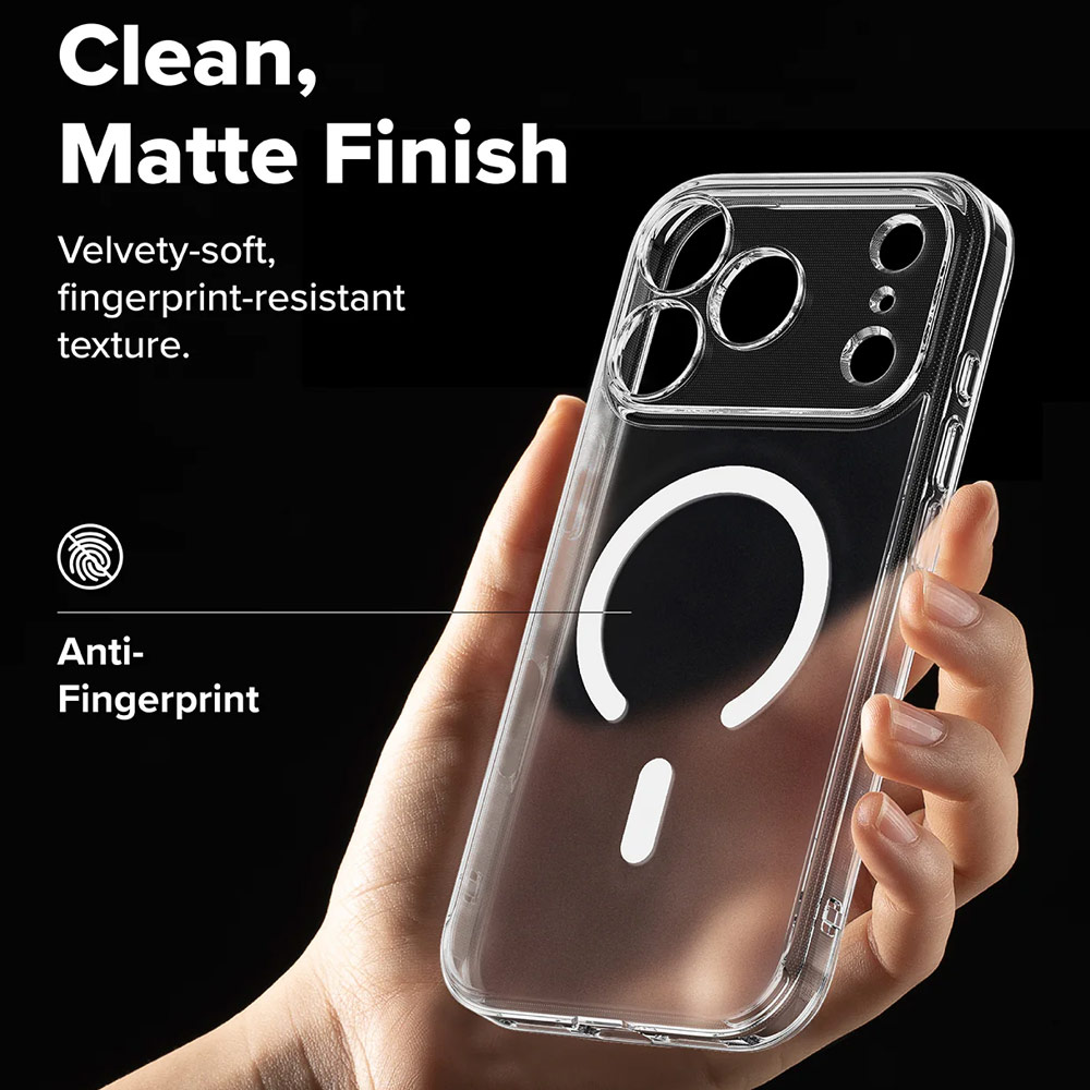 Picture of Apple iPhone 17 Pro 6.3 Case | Ringke Fusion Magnetic Slim Drop Protection Case Magsafe Compatible for iPhone 17 Pro 6.3 (Matte)