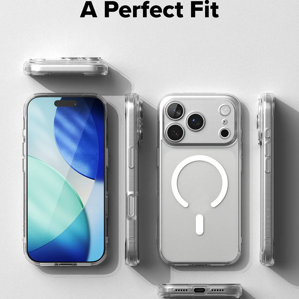 Picture of Apple iPhone 17 Pro 6.3 Case | Ringke Fusion Magnetic Slim Drop Protection Case Magsafe Compatible for iPhone 17 Pro 6.3 (Matte)