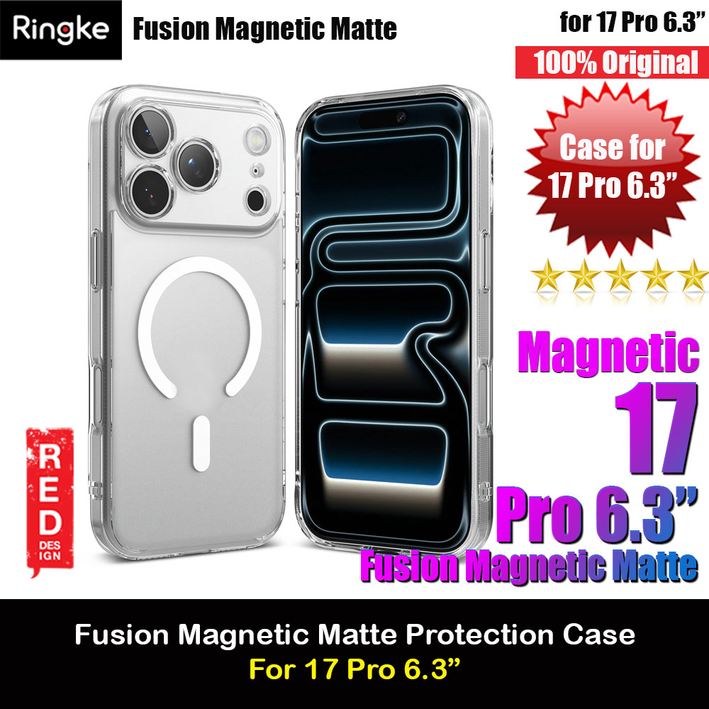 Picture of Ringke Fusion Magnetic Slim Drop Protection Case Magsafe Compatible for  iPhone 17 Pro 6.3 (Matte) Apple iPhone 17 Pro 6.3- Apple iPhone 17 Pro 6.3 Cases, Apple iPhone 17 Pro 6.3 Covers, iPad Cases and a wide selection of Apple iPhone 17 Pro 6.3 Accessories in Malaysia, Sabah, Sarawak and Singapore 