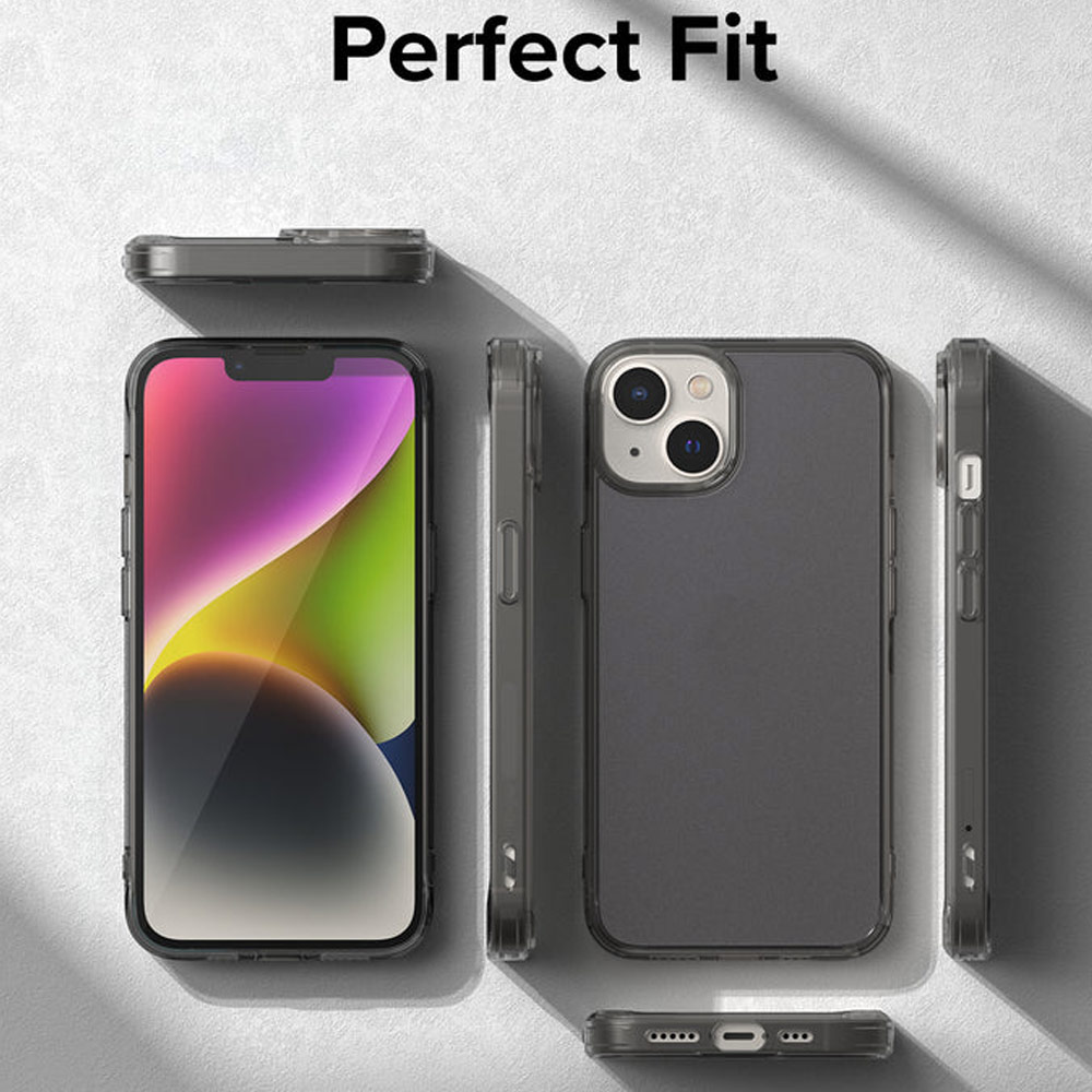 Picture of Apple iPhone 14 Plus 6.7 Case | Ringke Fusion Matte Protection Case for Apple iPhone 14 Plus 6.7 (Smoke Black)