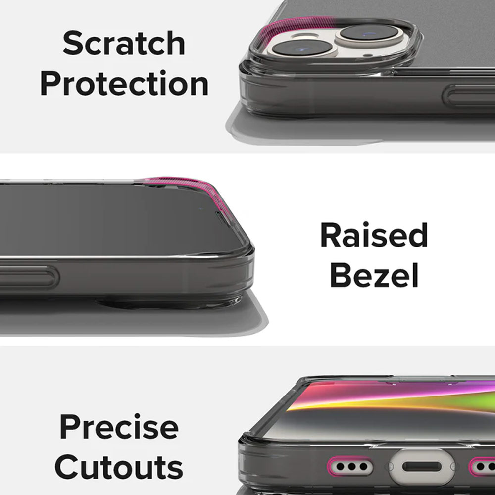 Picture of Apple iPhone 14 Plus 6.7 Case | Ringke Fusion Matte Protection Case for Apple iPhone 14 Plus 6.7 (Smoke Black)