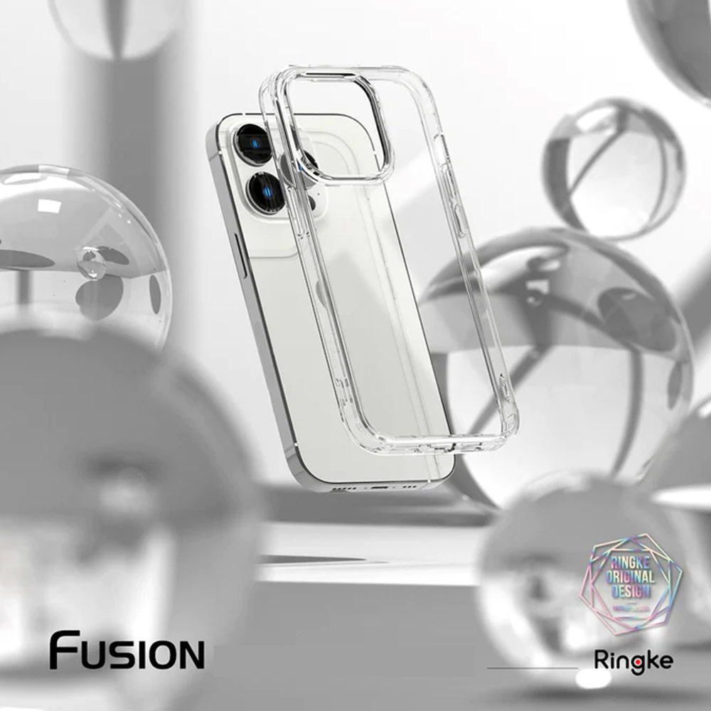 Picture of Apple iPhone 14 6.1 Case | Ringke Fusion Protection Case for Apple iPhone 14 6.1 (Clear)