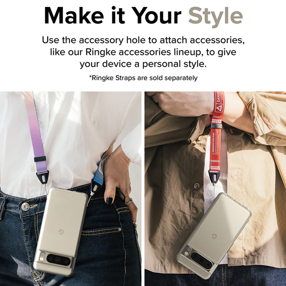 Picture of Google Pixel 8	 Pro Case | Ringke Fusion Protection Case for Google Pixel 8 Pro (Clear)