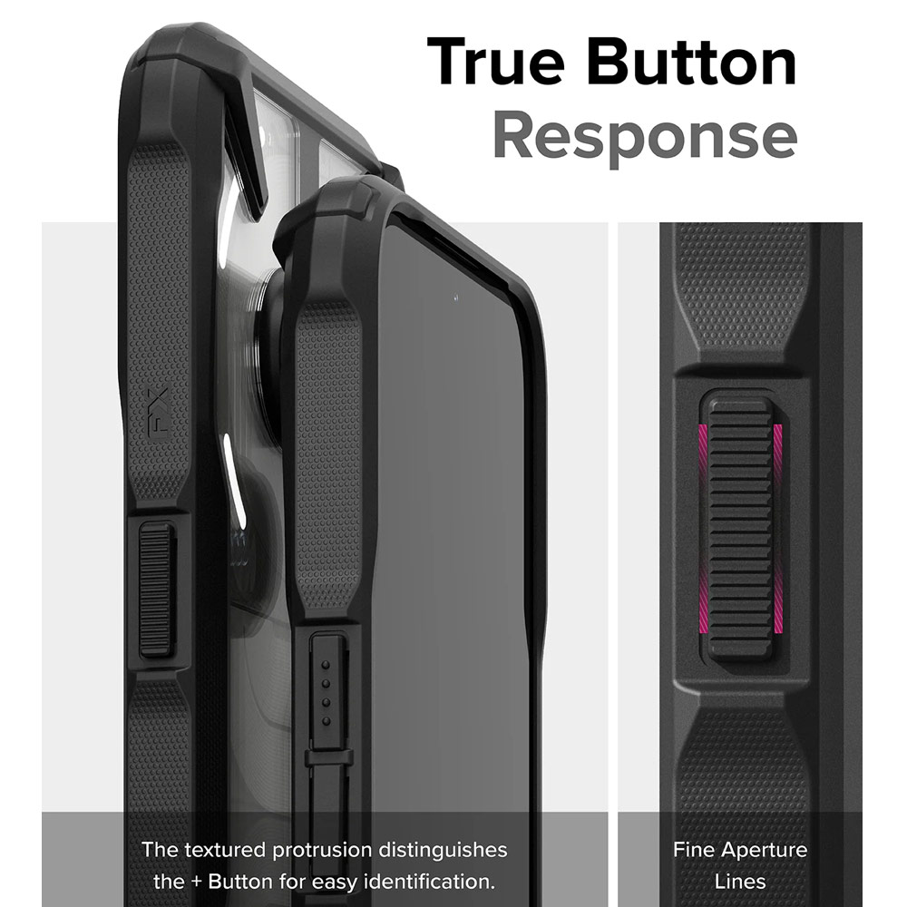 Picture of Nothing Phone 2a Case | Ringke Fusion X Hybrid Drop Protection Case for Nothing Phone 2a (Black)