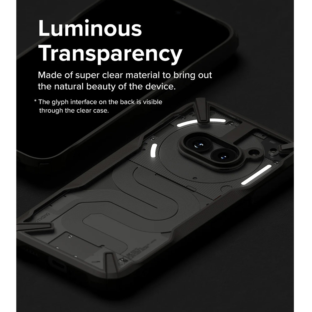 Picture of Nothing Phone 2a Case | Ringke Fusion X Hybrid Drop Protection Case for Nothing Phone 2a (Gray)