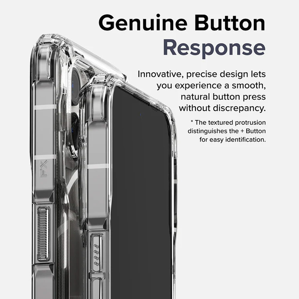 Picture of Nothing Phone 2 Case | Ringke Fusion X High Level Protection Case for Nothing Phone 2  (Smoke Black)