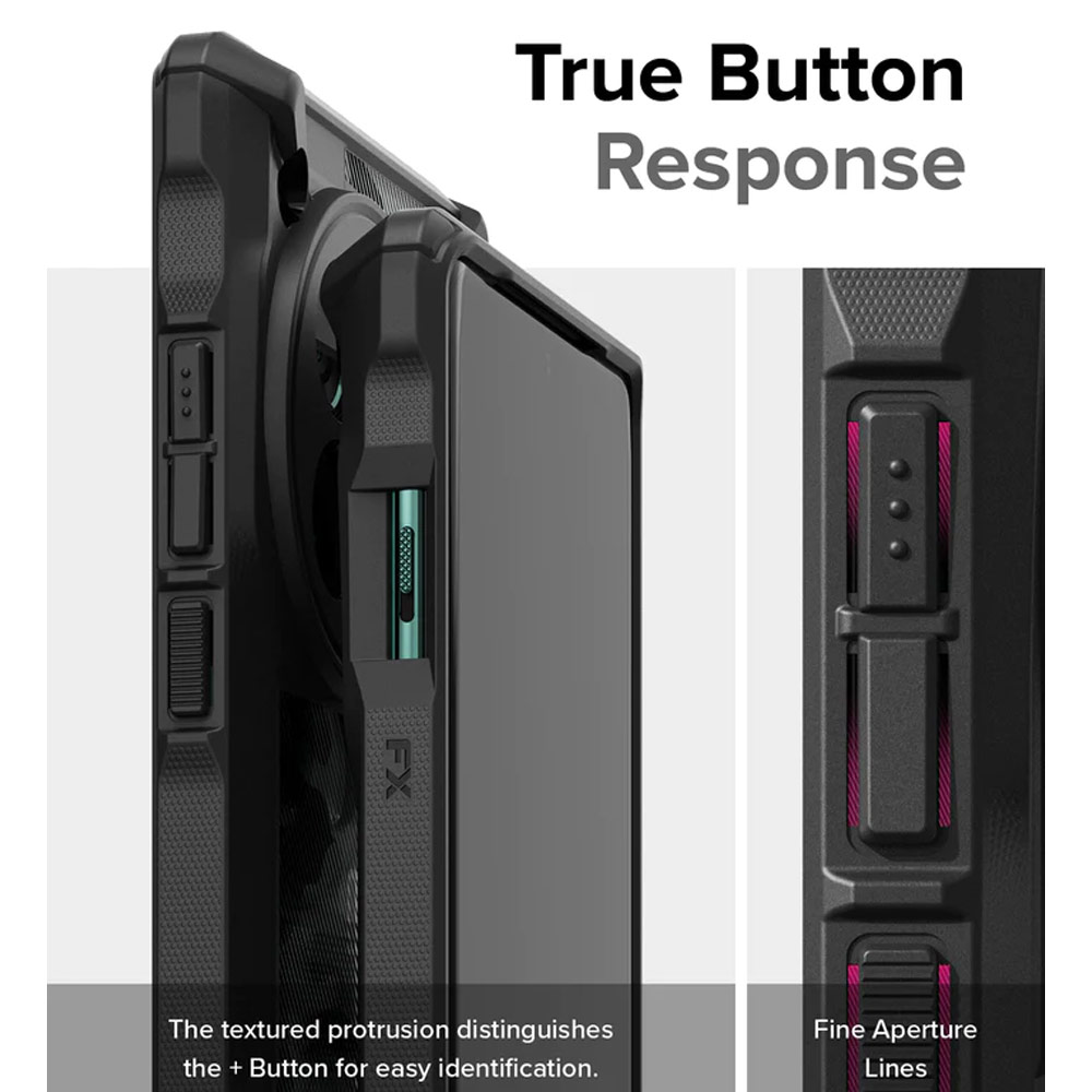 Picture of OnePlus 12 Case | Ringke Fusion X Drop Protection Case for OnePlus 12 (Camo Black)