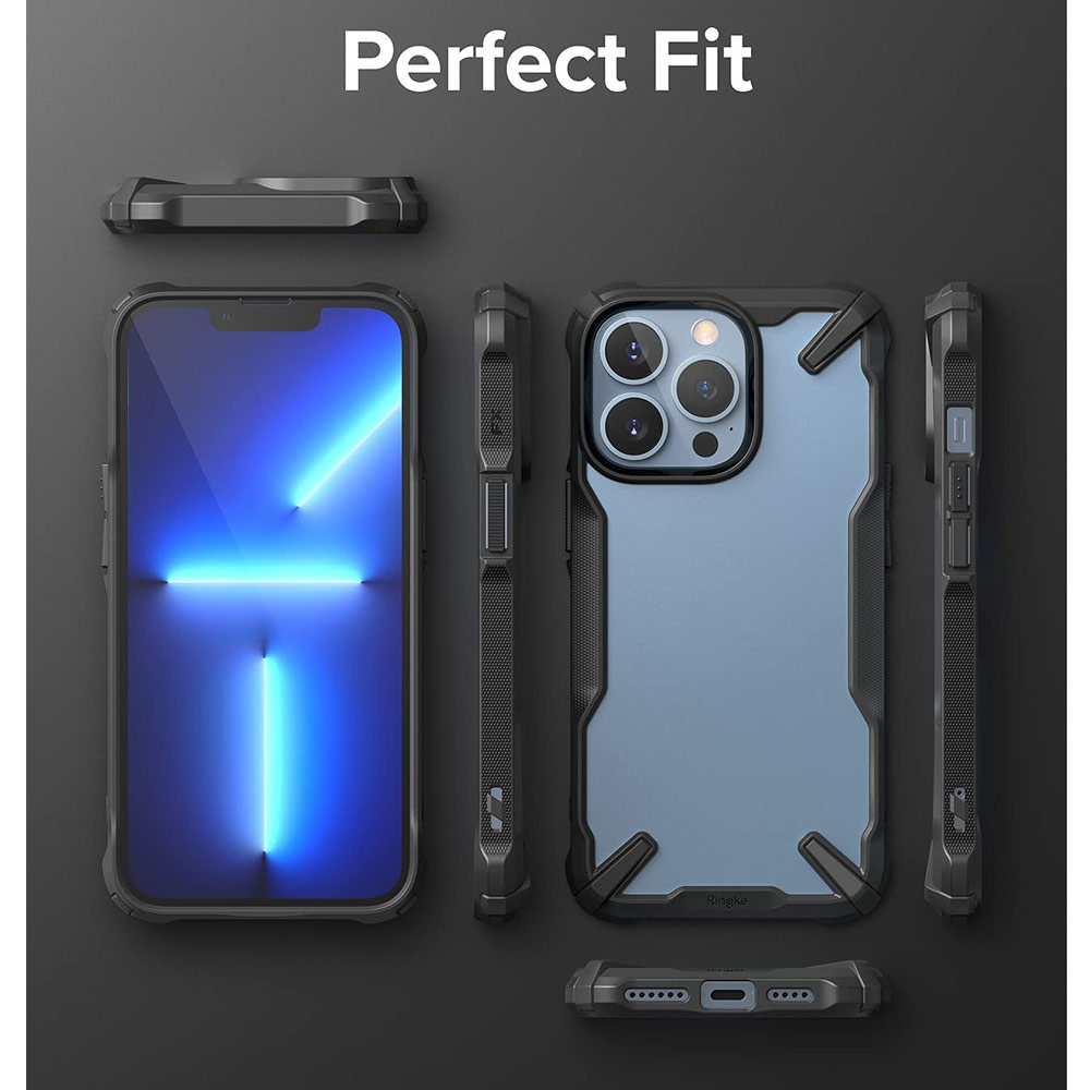 Picture of Apple iPhone 13 Pro 6.1 Case | Ringke Fusion X Protection Case for Apple iPhone 13 Pro 6.1 (Black)