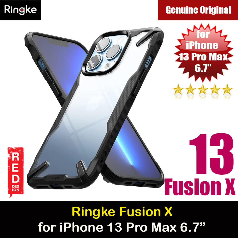 Picture of Ringke Fusion X Protection Case for Apple iPhone 13 Pro Max 6.7 (Black) Apple iPhone 13 Pro Max 6.7- Apple iPhone 13 Pro Max 6.7 Cases, Apple iPhone 13 Pro Max 6.7 Covers, iPad Cases and a wide selection of Apple iPhone 13 Pro Max 6.7 Accessories in Malaysia, Sabah, Sarawak and Singapore 