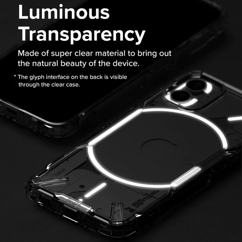 Picture of Nothing Phone 1 Case | Ringke Fusion Protection Case for Nothing Phone 1 (Clear)