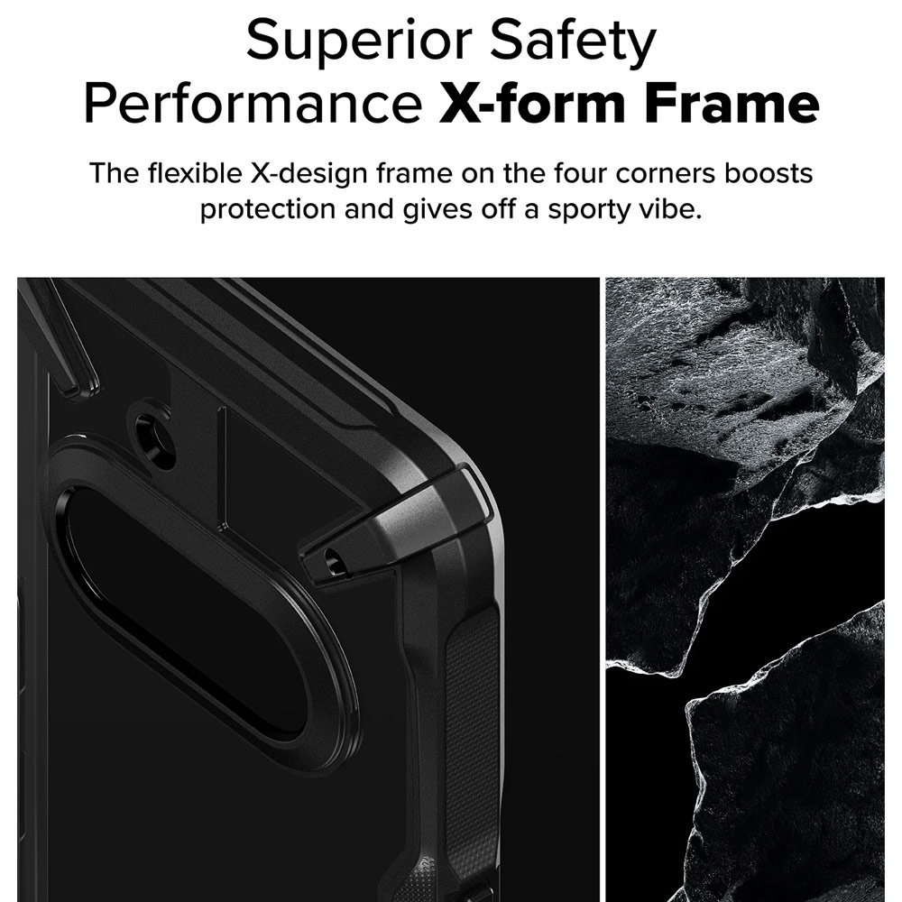 Picture of Nothing Phone 3a Case | Ringke Fusion X Hybrid Drop Protection Case for Nothing Phone 3a (Black)