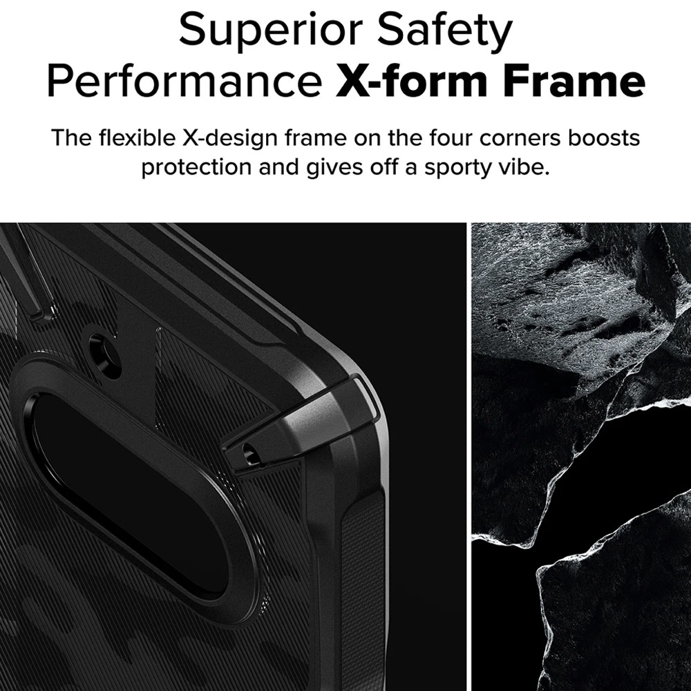 Picture of Nothing Phone 3a Case | Ringke Fusion X Hybrid Drop Protection Case for Nothing Phone 3a (Camo Black)