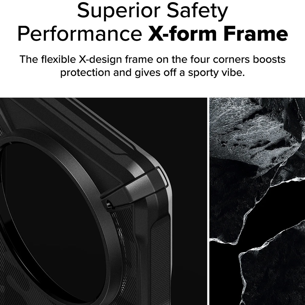 Picture of Nothing Phone 3a Pro Case | Ringke Fusion X Hybrid Drop Protection Case for Nothing Phone 3a Pro (Camo Black)