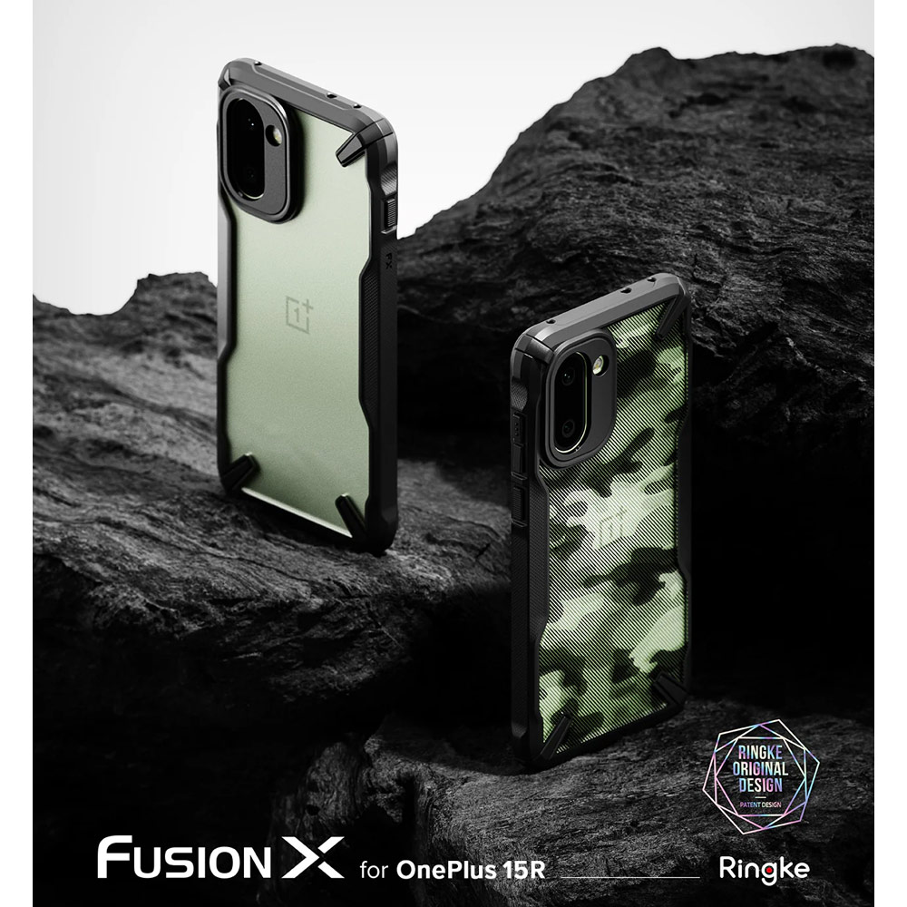 Picture of OnePlus 15R Case | Ringke Fusion X OnePlus 15 Drop Protection Case for OnePlus 15R  (Black)