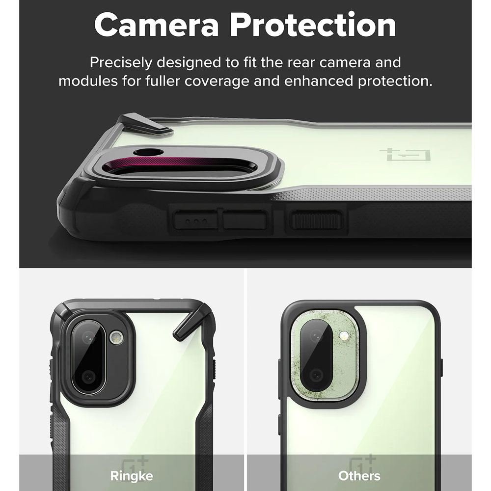 Picture of OnePlus 15R Case | Ringke Fusion X OnePlus 15 Drop Protection Case for OnePlus 15R  (Black)