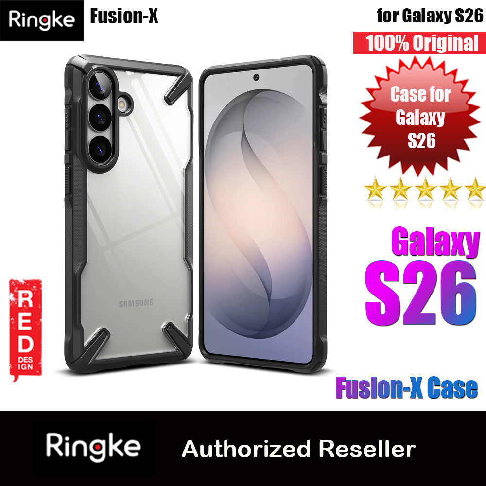 Picture of Ringke Fusion X Rugged Heavy Duty Protection Case for Samsung Galaxy S26 (Black) Samsung Galaxy S26- Samsung Galaxy S26 Cases, Samsung Galaxy S26 Covers, iPad Cases and a wide selection of Samsung Galaxy S26 Accessories in Malaysia, Sabah, Sarawak and Singapore 