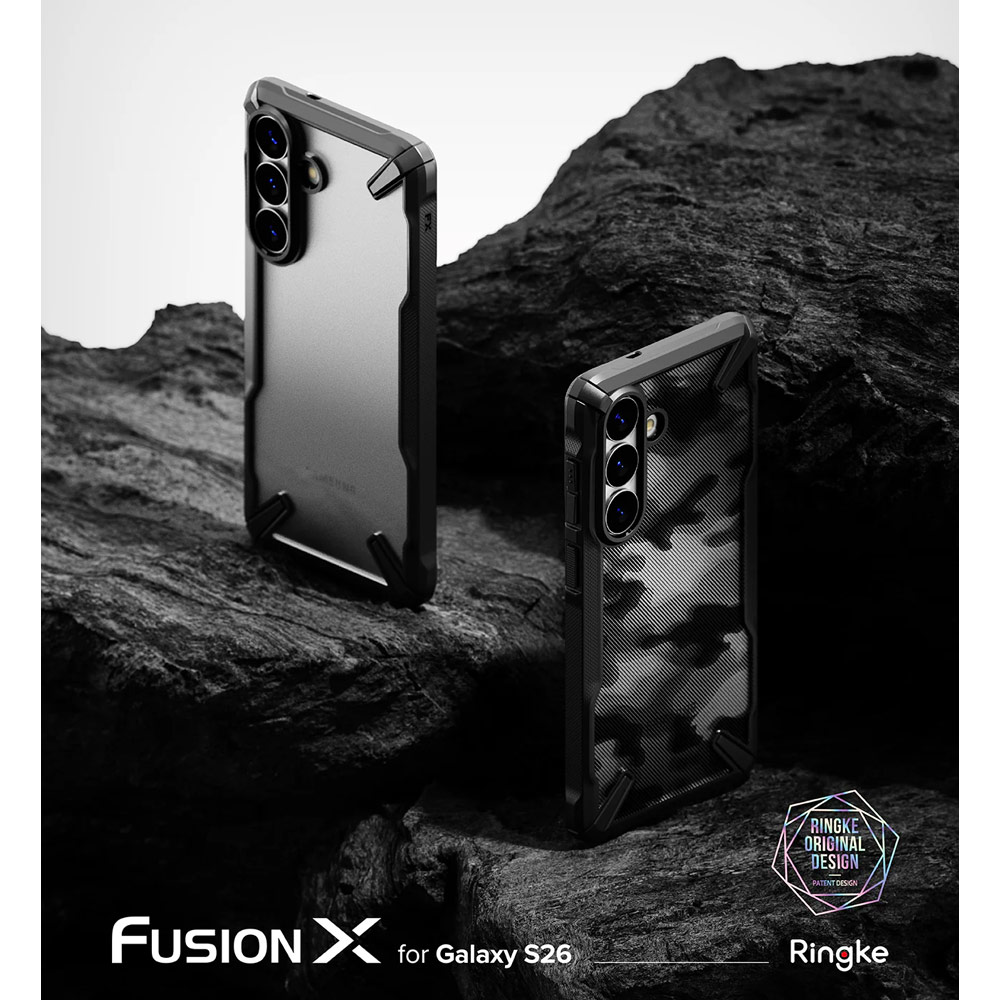Picture of Samsung Galaxy S26 Case | Ringke Fusion X Rugged Heavy Duty Protection Case for Samsung Galaxy S26 (Black)