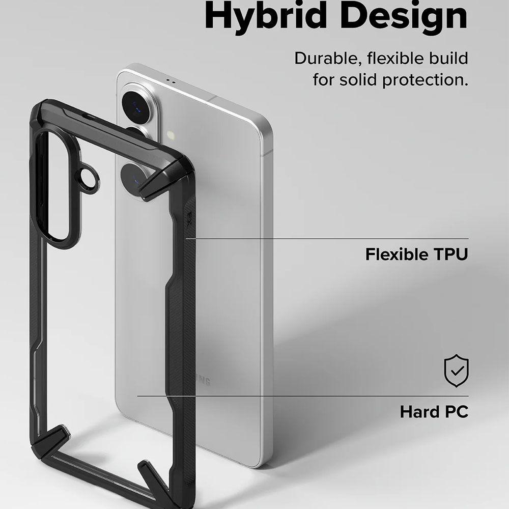 Picture of Samsung Galaxy S26 Case | Ringke Fusion X Rugged Heavy Duty Protection Case for Samsung Galaxy S26 (Black)