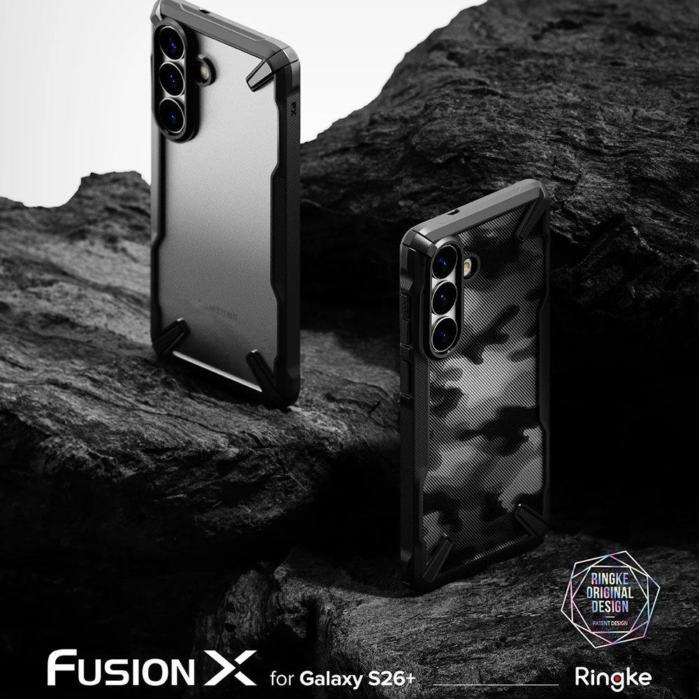 Picture of Samsung Galaxy S26 Plus Case | Ringke Fusion X Rugged Heavy Duty Protection Case for Samsung Galaxy S26 Plus (Black)