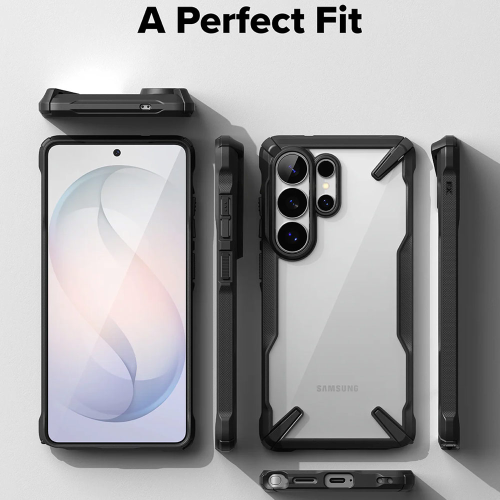 Picture of Samsung Galaxy S26 Ultra Case | Ringke Fusion X Rugged Heavy Duty Protection Case for Samsung Galaxy S26 Ultra (Black)