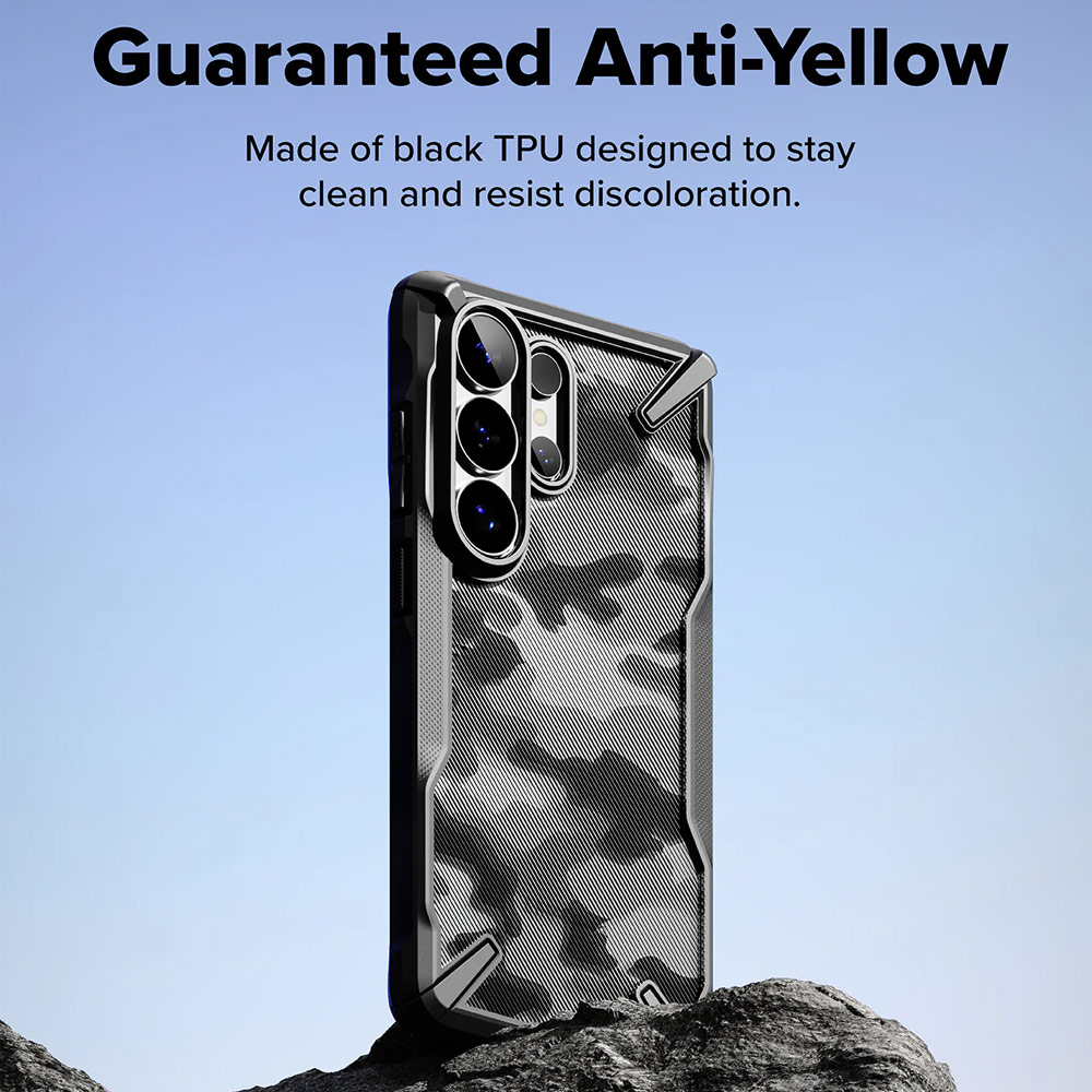 Picture of Samsung Galaxy S26 Ultra Case | Ringke Fusion X Rugged Heavy Duty Protection Case for Samsung Galaxy S26 Ultra (Camo Black)