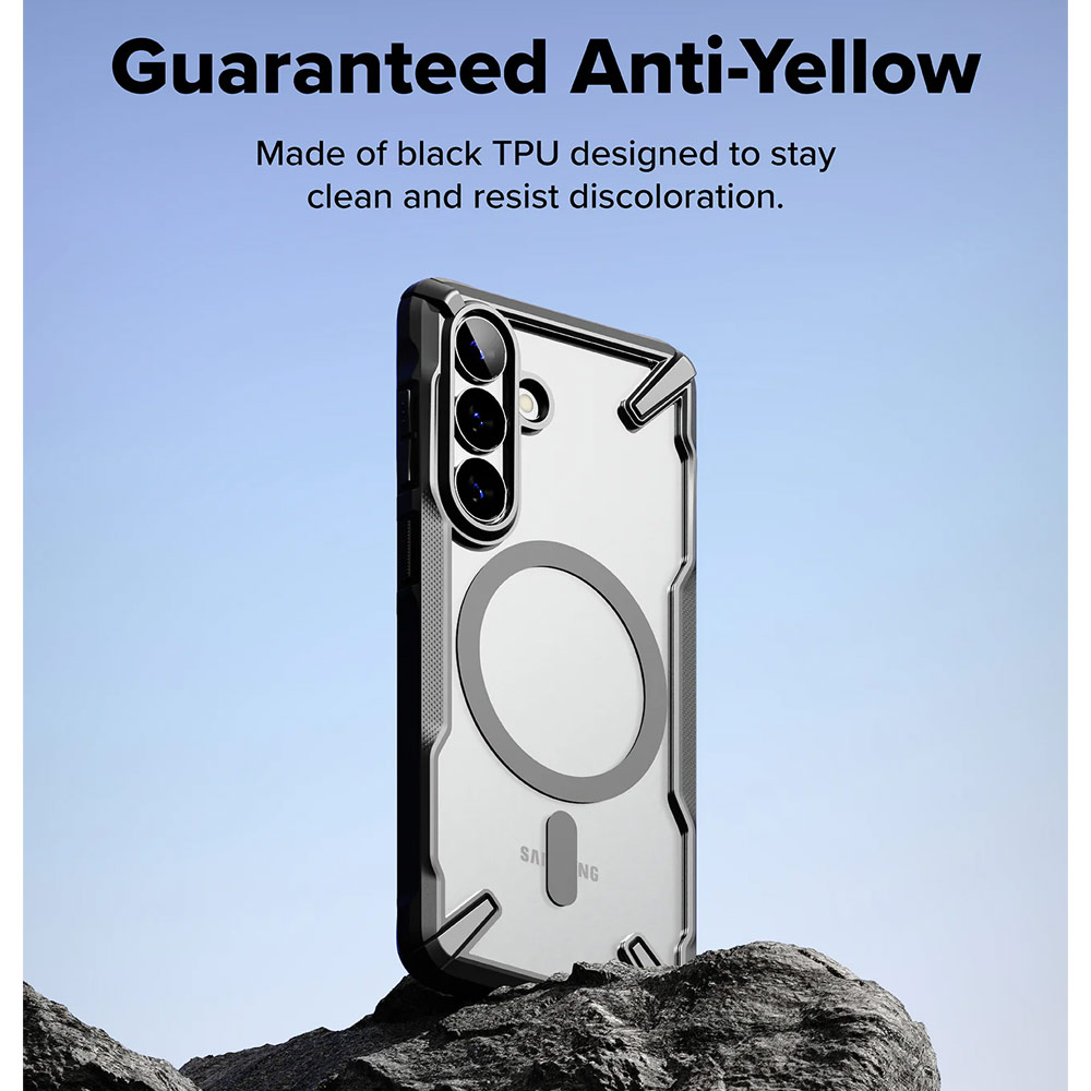 Picture of Samsung Galaxy S26 Case | Ringke Fusion X Magnetic Rugged Heavy Duty Protection Case for Samsung Galaxy S26 (Black)