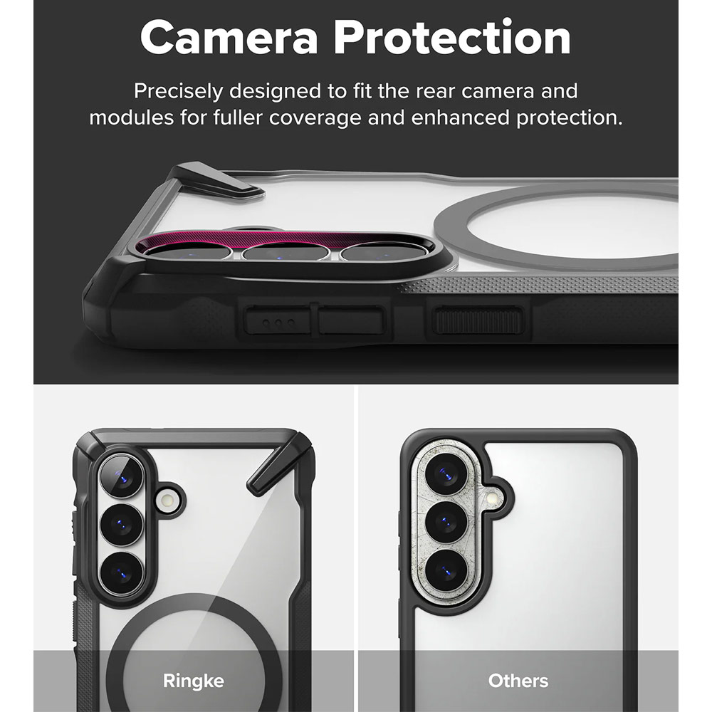 Picture of Samsung Galaxy S26 Case | Ringke Fusion X Magnetic Rugged Heavy Duty Protection Case for Samsung Galaxy S26 (Black)