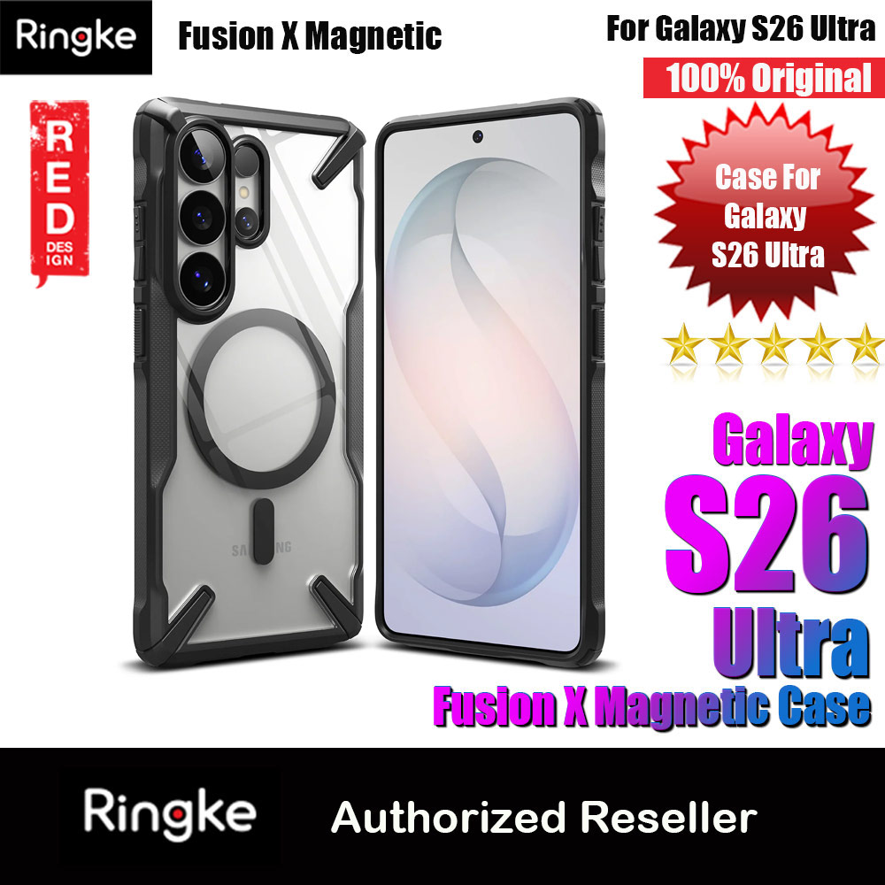 Picture of Ringke Fusion X Magnetic Rugged Heavy Duty Protection Case for Samsung Galaxy S26 Ultra (Black) Samsung Galaxy S26 Ultra- Samsung Galaxy S26 Ultra Cases, Samsung Galaxy S26 Ultra Covers, iPad Cases and a wide selection of Samsung Galaxy S26 Ultra Accessories in Malaysia, Sabah, Sarawak and Singapore 