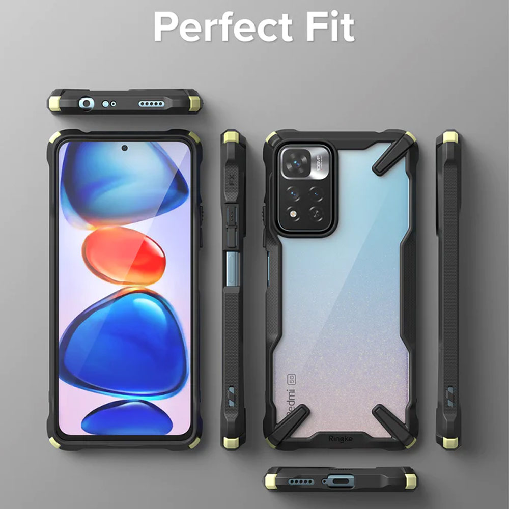 Picture of Xiaomi Redmi Note 11 Pro / 11 Pro Plus 5G Case | Ringke Fusion X Plus Drop Protection Case for Xiaomi Redmi Note 11 Pro Plus 5G Case (Black)