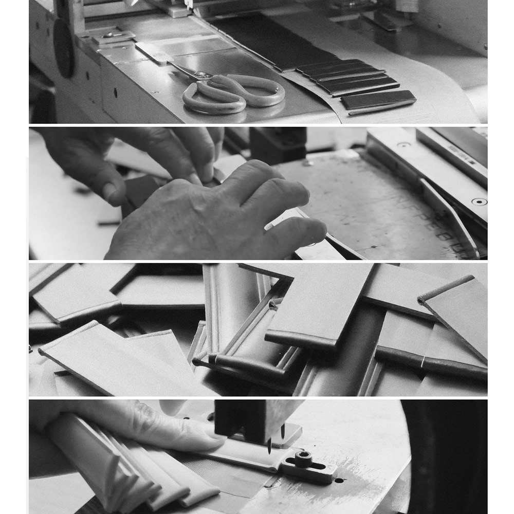 Picture of Apple Watch 38mm | Ringke Genuine Leather One Slim Padded Strap for Apple Watch Series 4 5 6 8 9 41mm 40mm 38mm (Black)