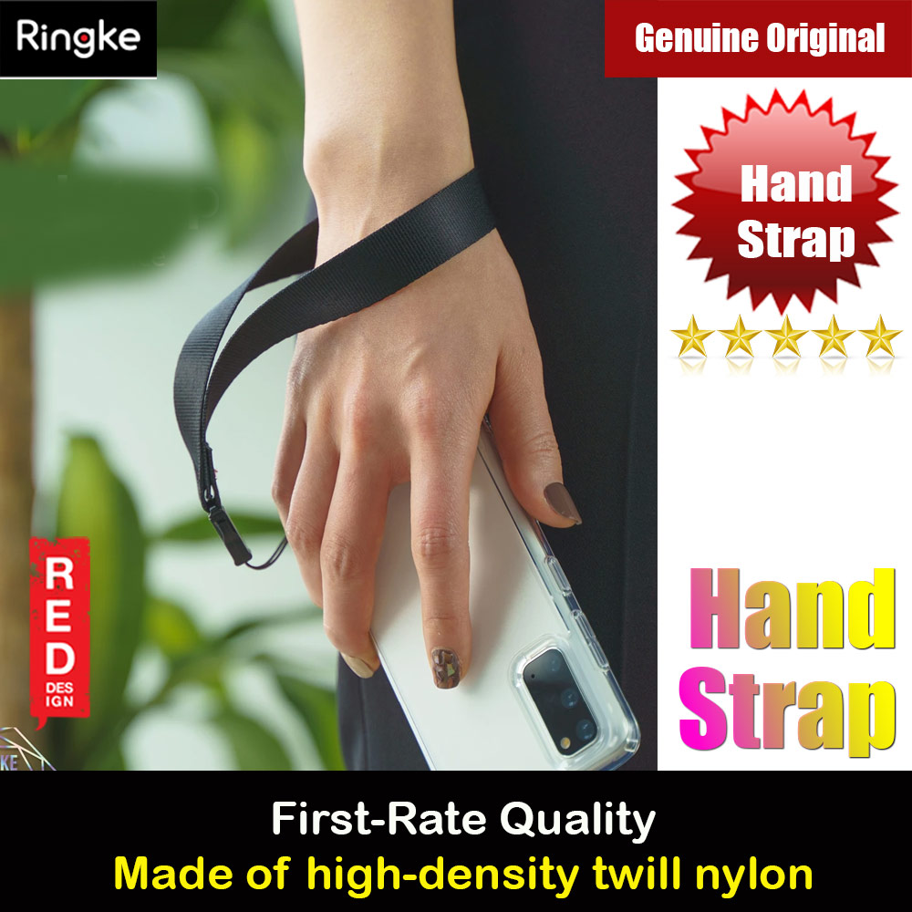 Picture of Ringke Hand Strap Smartphone Case Strap Camera Strap Key Ring Strap Airpods Pro Strap (Black) Red Design- Red Design Cases, Red Design Covers, iPad Cases and a wide selection of Red Design Accessories in Malaysia, Sabah, Sarawak and Singapore 